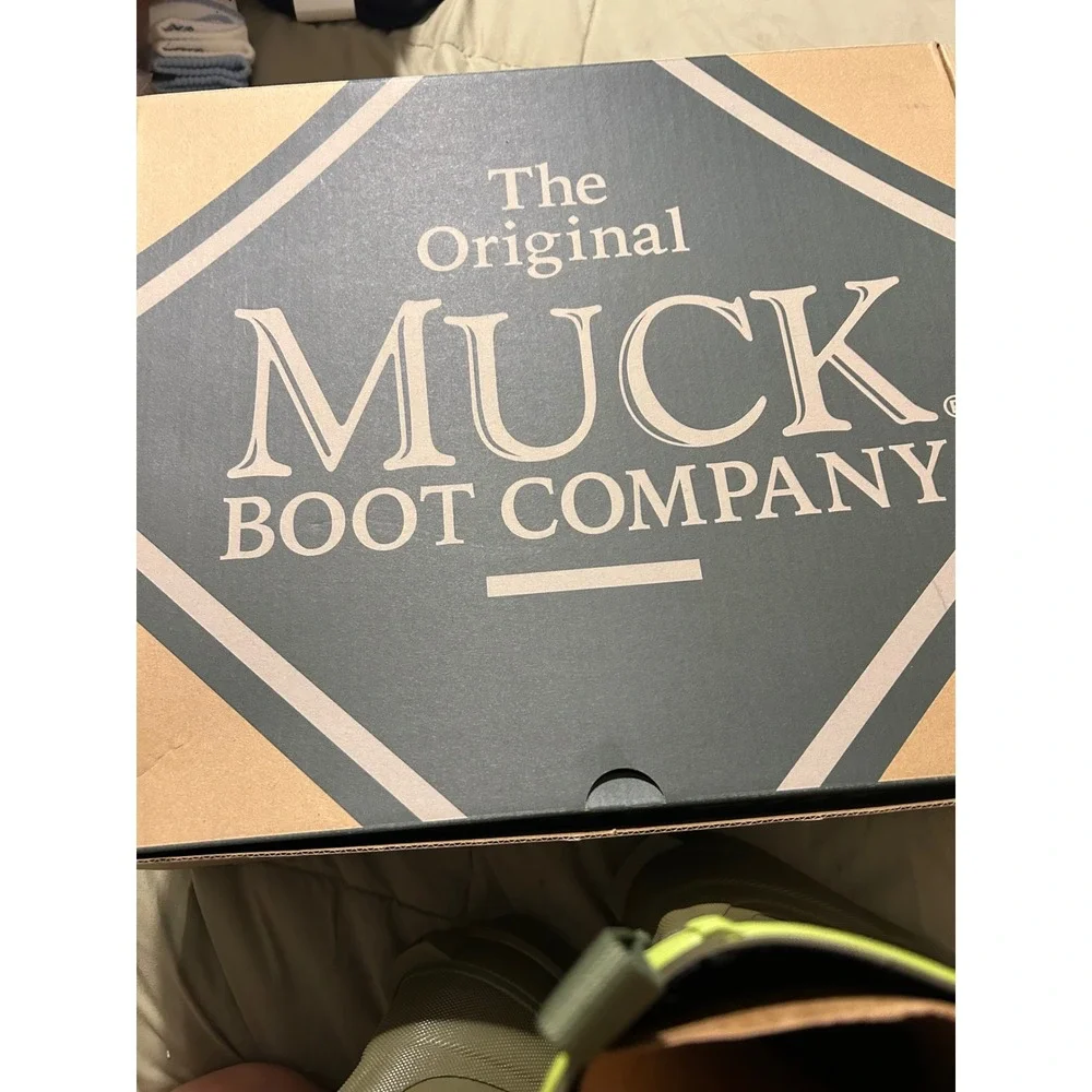 Muck Boot Company Harvester Mid Mens 14 Olive Green Waterproof Boots NEW